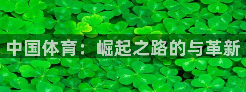 海南JJB竞技宝官网下载发展怎么样：中国体育：崛起之路的与革